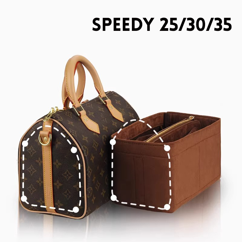 Travel Accessories Lv - กระเป๋าจัดระเบียบแบบสักหลาดสำหรับใส่ในกระเป๋า LV Speedy 25 30 35