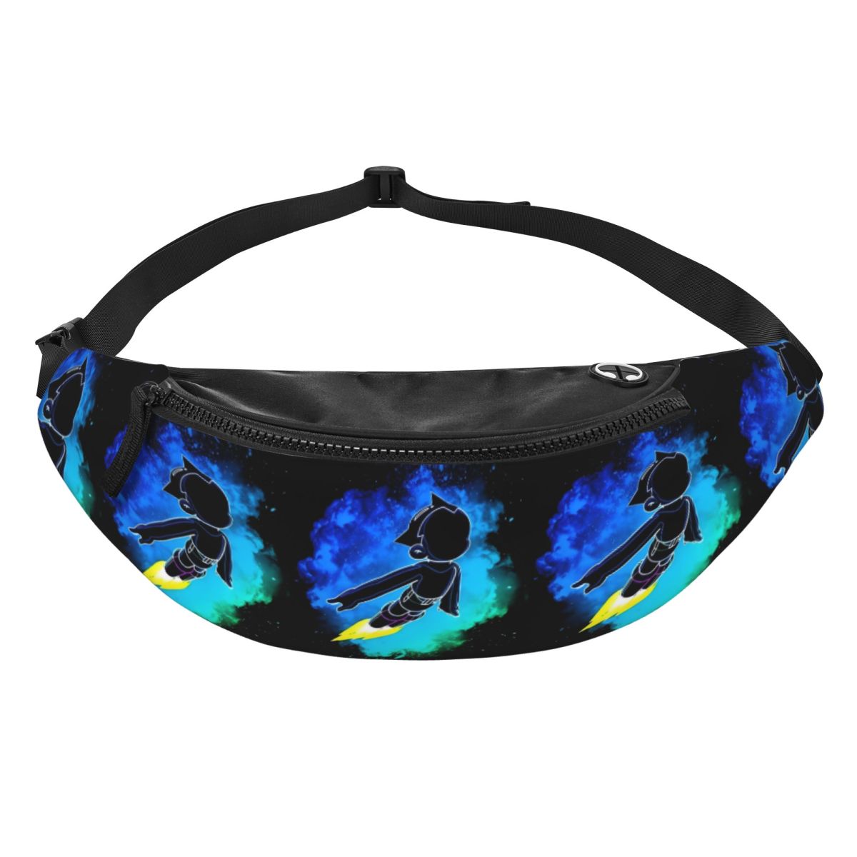 Travel Accessories Bag For Men - กระเป๋าคาดเอวการ์ตูนอนิเมะ A-Astroed Boy สำหรับผู้ชายและผู้หญิง กระเป๋าคาดเอวรูปหุ่นยนต์ สำหรับเดินทาง