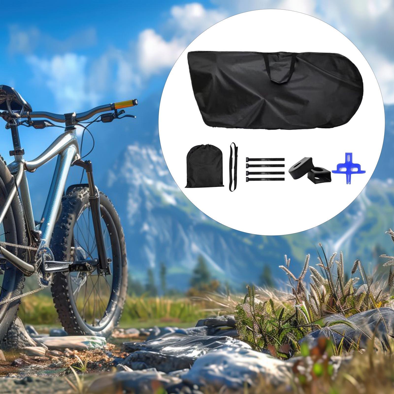 Travel Accessories For Train - กระเป๋าใส่จักรยาน อุปกรณ์เสริมสำหรับการปั่นจักรยาน กล่องใส่จักรยานสำหรับเดินทาง สำหรับรถไฟกลางแจ้ง จักรยานขนาด 700C