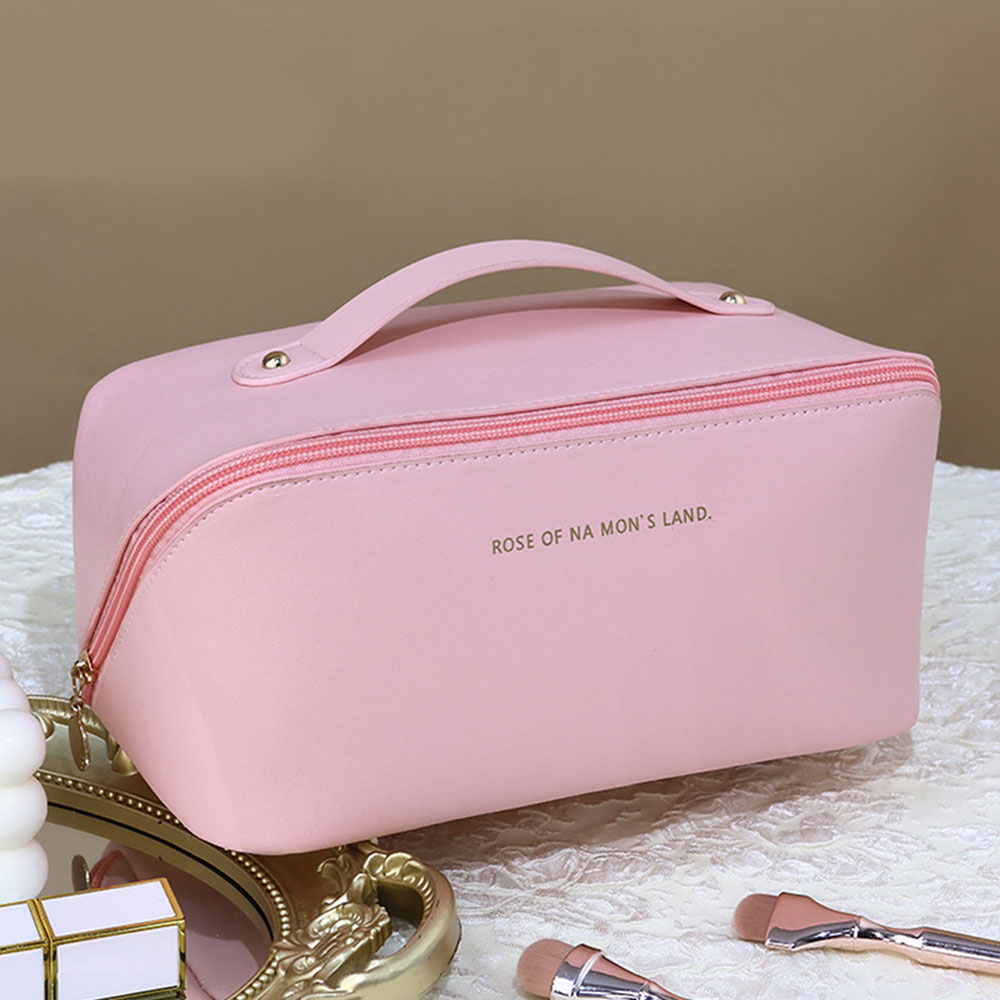 Travel Accessories Pillow - กระเป๋าเครื่องสำอางแบบพกพา 1 ชิ้น กระเป๋าเก็บของสำหรับเดินทาง กระเป๋าใส่ของใช้ส่วนตัว ดีไซน์เรียบง่าย