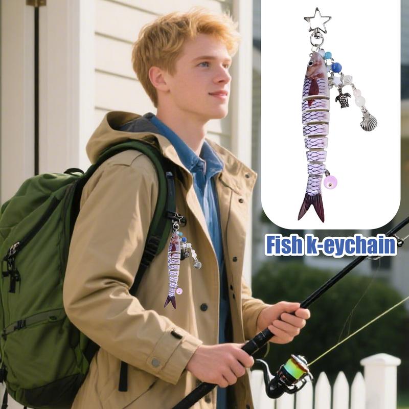 Travel Accessories Bag For Men - น่ารัก Key CHAIN กระเป๋า Charm ปลาตลกความงาม