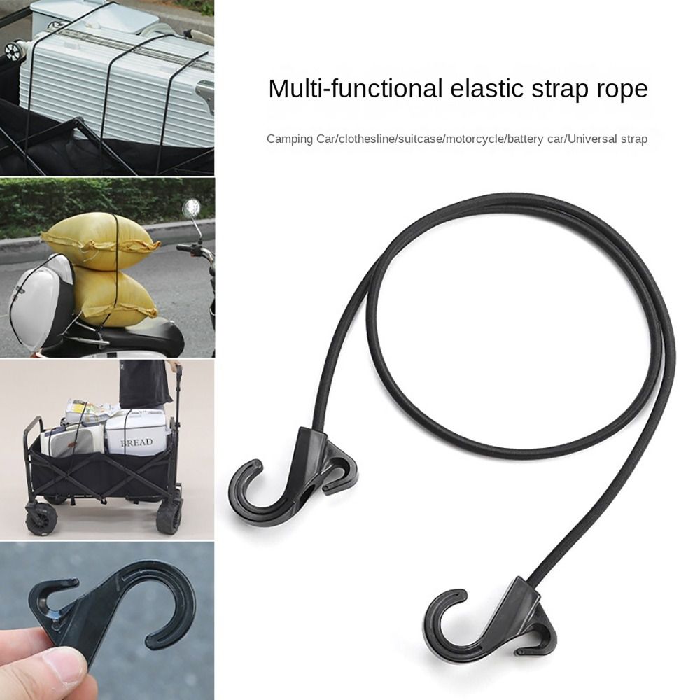 Luggage Strap Belt - พร้อมสายรัดเหล็กตะขอทนทานยาว1เมตรสายรัดรถเข็นกระเป๋าสายรถเข็นกระเป๋ารถเข็นกระเป๋าจักรยาน