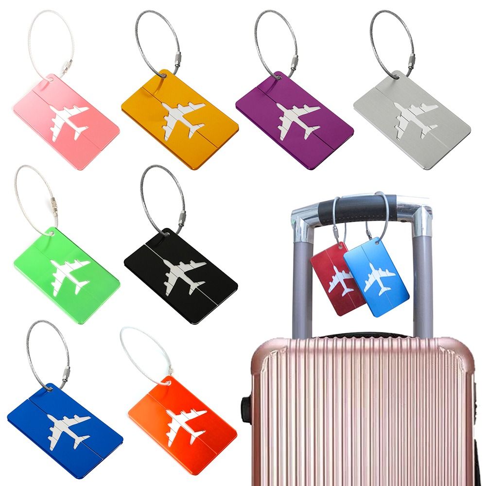 Travel Accessories Logo - ป้ายกระเป๋าถือเดินทางกระเป๋าเดินทางแบบนำกลับมาใช้ใหม่ได้มีเชือกป้ายสำหรับวันหยุดกระเป๋าเดินทาง