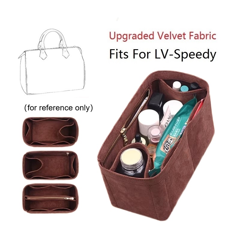 Travel Accessories Lv - กํามะหยี่ใส่กระเป๋าสําหรับ LV Speedy 20 25 30