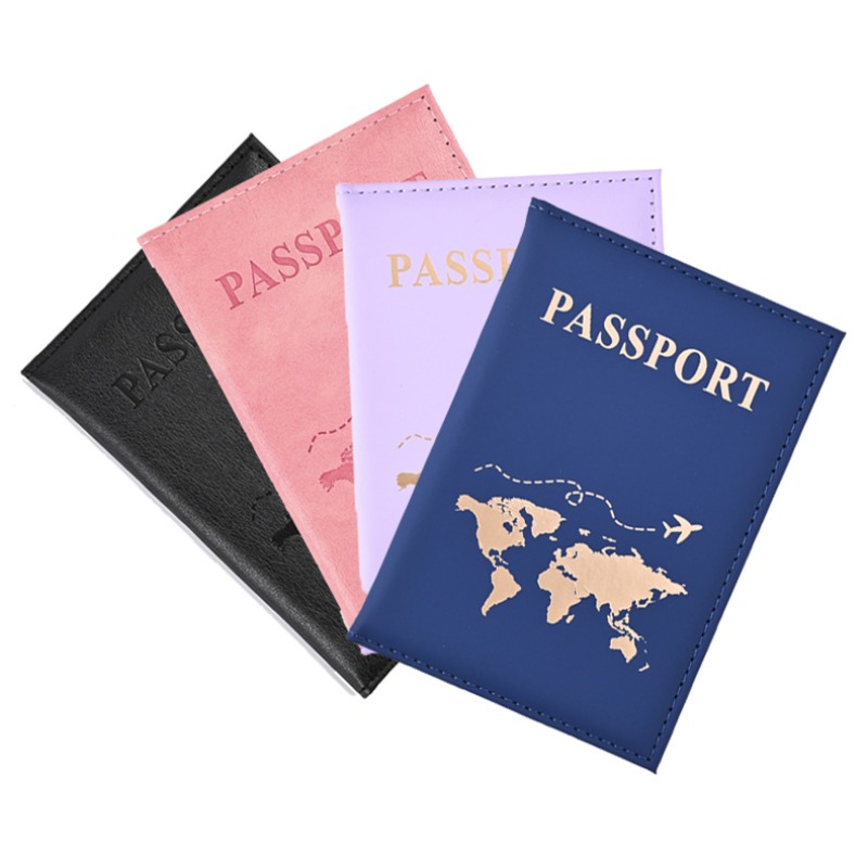 Travel Accessories Bag For Men - แฟชั่นผู้ถือหนังสือเดินทางพิมพ์สําหรับผู้หญิงผู้ชายหนังสือเดินทางป้องกันกระเป๋าสตางค์ผู้ถือบัตร ID Card คลิปกระเป๋า