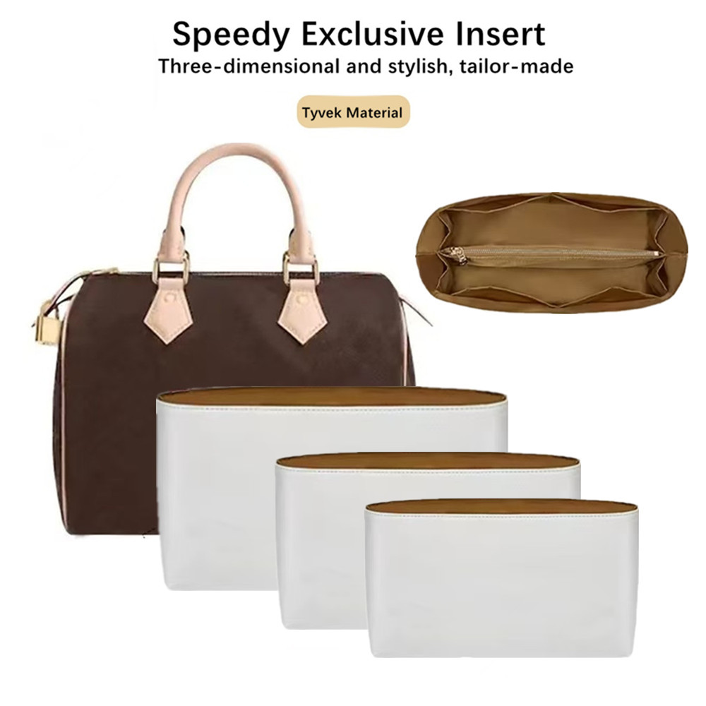 Travel Accessories Lv - กระเป๋าจัดระเบียบสำหรับใส่ในกระเป๋า LV Speedy 253035 กระเป๋าสะพายแบบมีฝาปิด กระเป๋าใส่เครื่องสำอาง