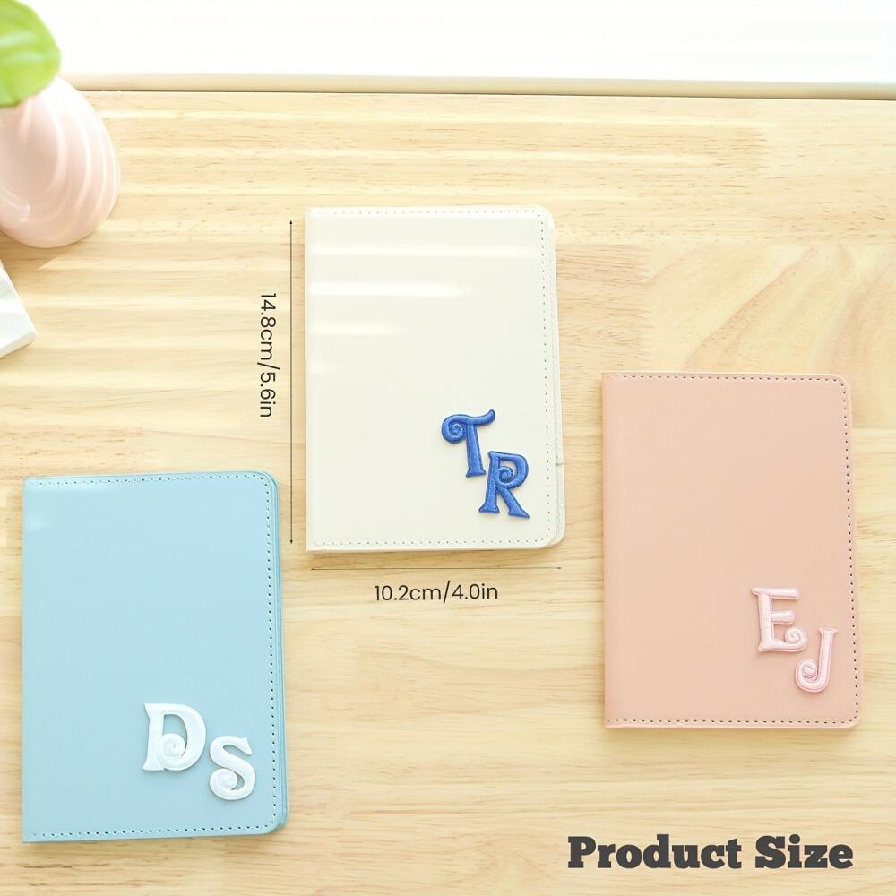 ปกหนังสือเดินทางปักอักษรย่อแบบ - Travel Accessories Hong Kong บทวิจารณ์และราคา