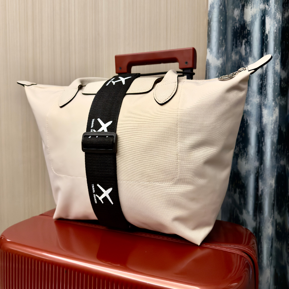 สายรัดกระเป๋าไนลอนพิมพ์ลายเครื - Travel Accessories Logo บทวิจารณ์และราคา