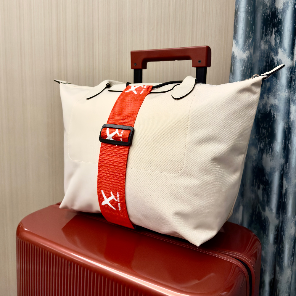 สายรัดกระเป๋าไนลอนพิมพ์ลายเครื - Travel Accessories Logo บทวิจารณ์และราคา