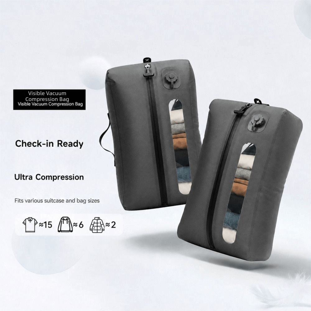 ถุงสูญญากาศแบบมองเห็นได้ ความจ - Compression Bag Vacuum บทวิจารณ์และราคา
