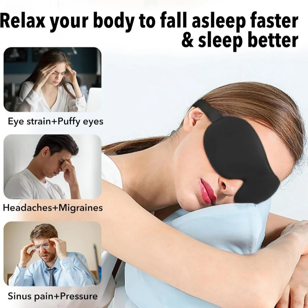 หน้ากากปิดตา 3 มิติ แบบไม่ทิ้ง - Travel Accessories Eye Mask บทวิจารณ์และราคา