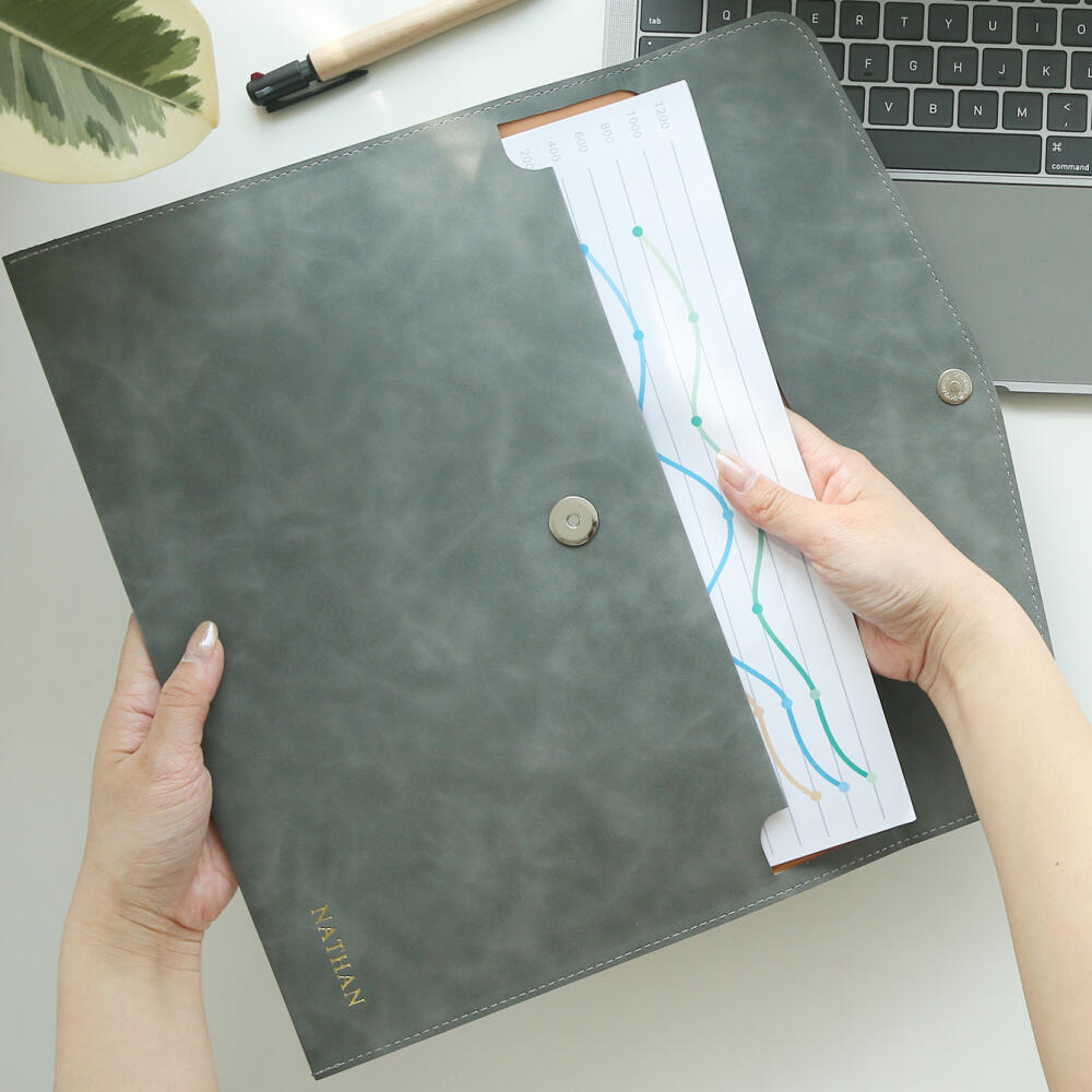 แฟ้มเอกสารหนัง PU วินเทจ A4 ปั - Travel Accessories Hong Kong บทวิจารณ์และราคา