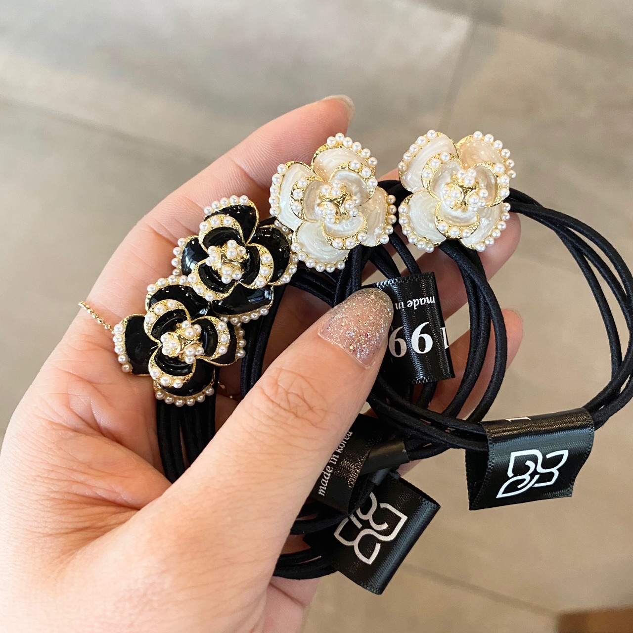 มินิโลหะดอกไม้ผมวงยืดหยุ่นผมอุ - Travel Accessories Wholesale บทวิจารณ์และราคา