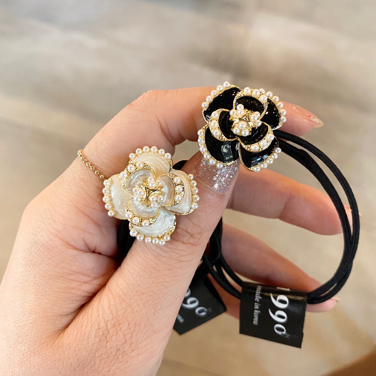 มินิโลหะดอกไม้ผมวงยืดหยุ่นผมอุ - Travel Accessories Wholesale บทวิจารณ์และราคา
