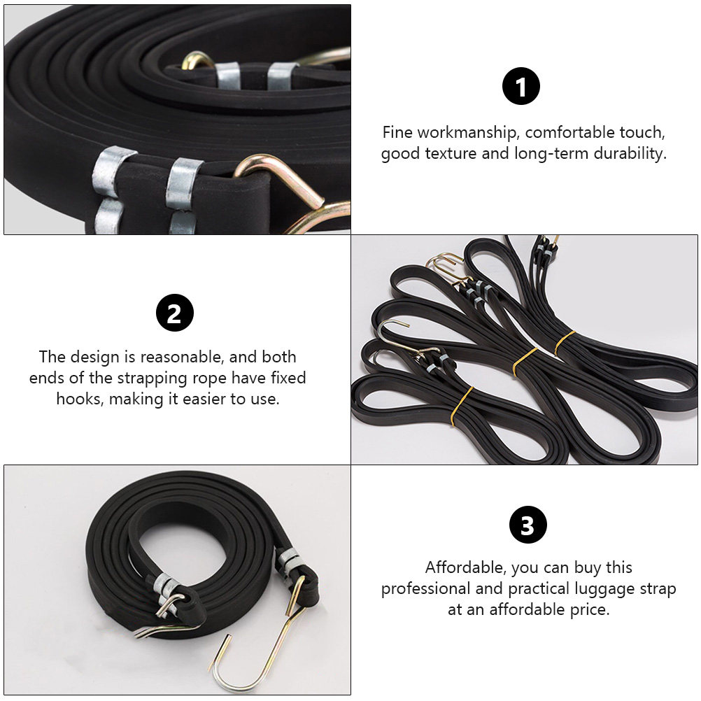 สายรัดเชือก 2 ชิ้น สำหรับยึดสั - Luggage Strap Belt บทวิจารณ์และราคา