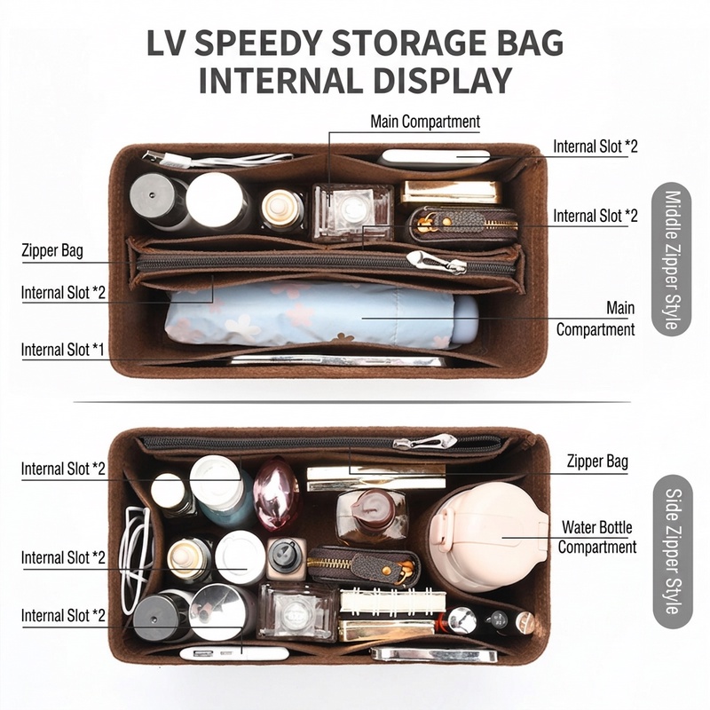 กระเป๋าจัดระเบียบแบบสักหลาด YU - Travel Accessories Lv บทวิจารณ์และราคา