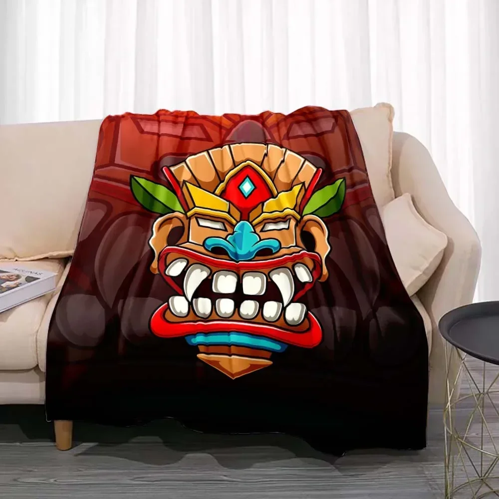 ผ้าห่มแฟลนเนลลาย Tiki Bar สำหร - Travel Accessories Hawaii บทวิจารณ์และราคา