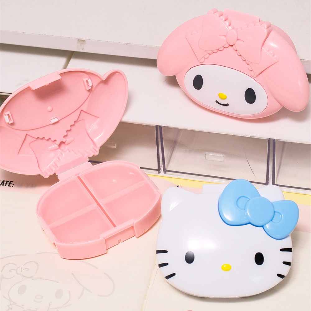 กล่องยา 4 ช่อง ของแท้จาก Sanri - Travel Accessories Japan บทวิจารณ์และราคา