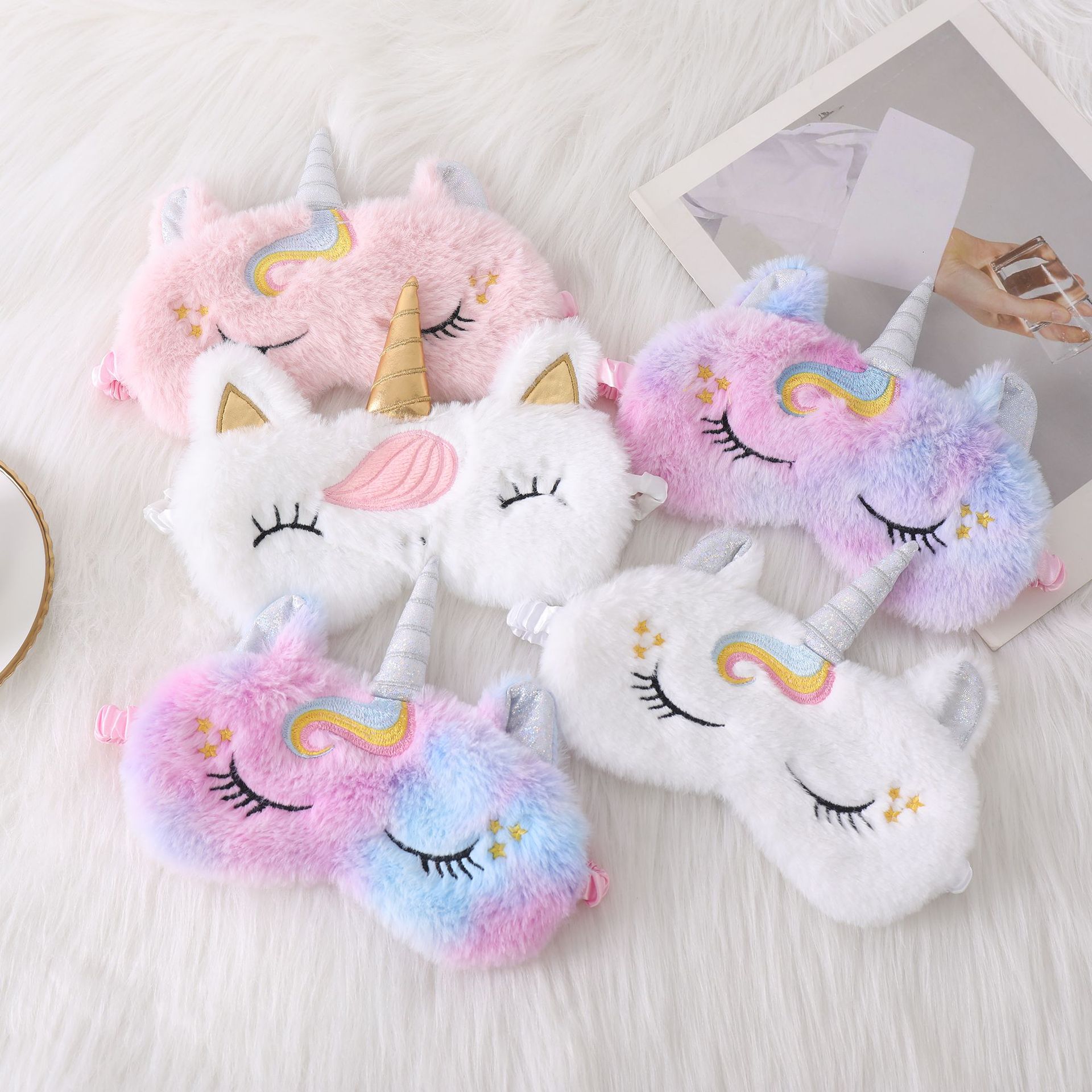 ผ้ากำมะหยี่นุ่มหน้ากากปิดตาแผ่ - Travel Accessories Eye Mask บทวิจารณ์และราคา