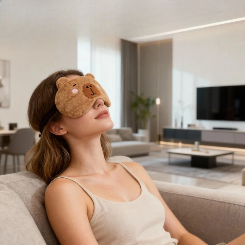 หน้ากากปิดตาคาปิบารา หน้ากากปิ - Travel Accessories Eye Mask บทวิจารณ์และราคา