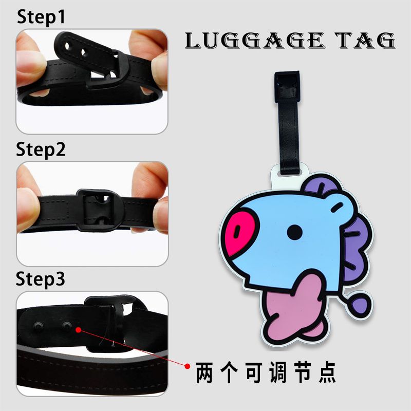 พวงกุญแจการ์ตูน BT21 น่ารัก สไ - Travel Accessories Gear บทวิจารณ์และราคา