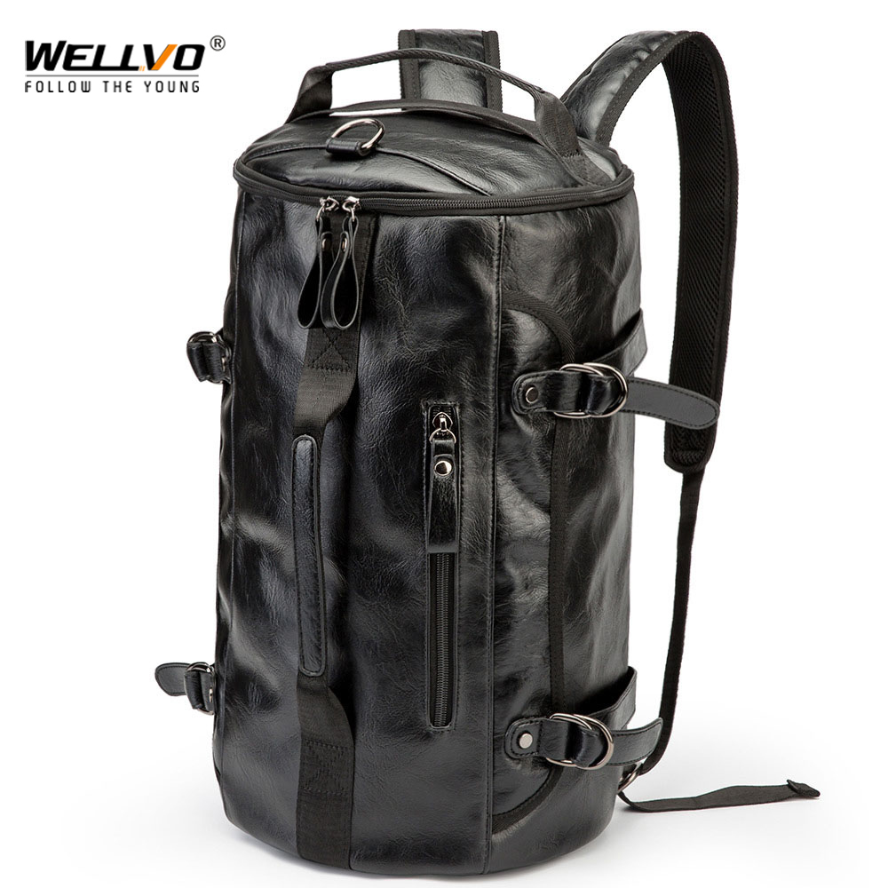 ผู้ชายหนังกระเป๋าเป้สะพายหลังก - Luggage Strap Belt บทวิจารณ์และราคา