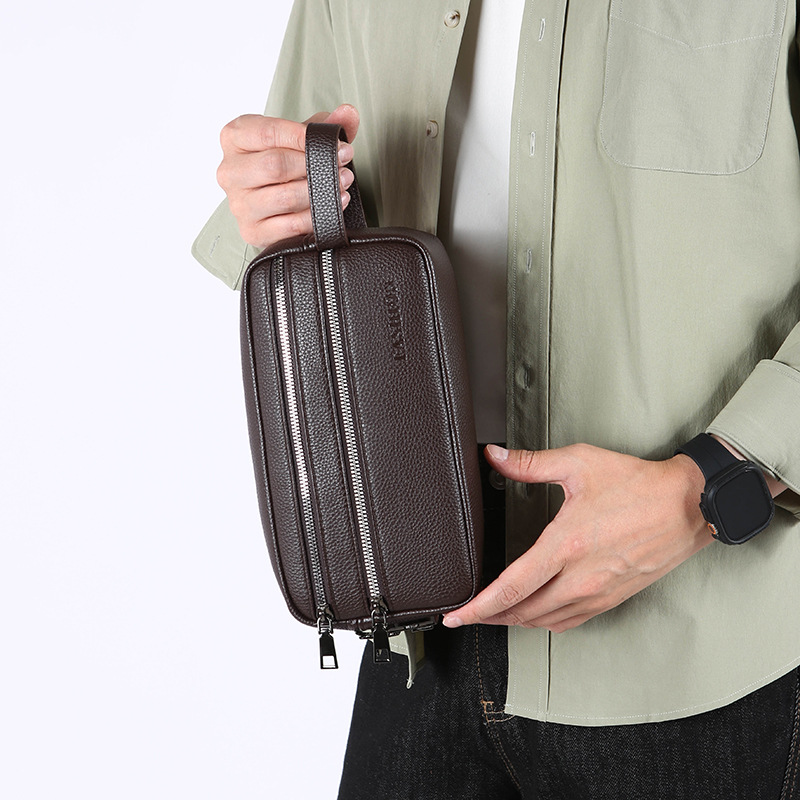กระเป๋าคลัทช์ผู้ชายสไตล์วินเทจ - Travel Accessories Bag For Men บทวิจารณ์และราคา