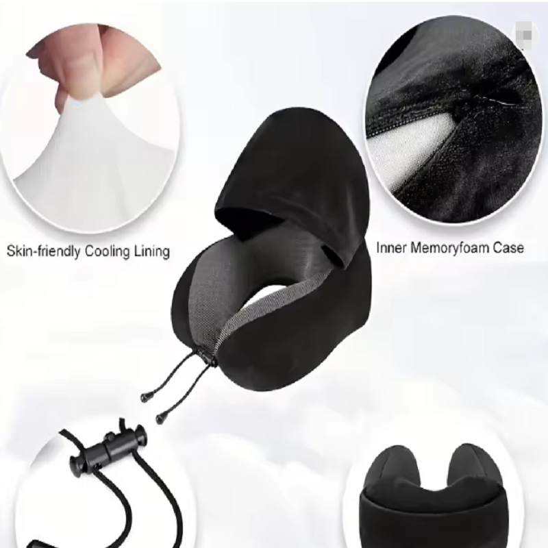 หมอนรองคอเมมโมรี่โฟมแบบมีฮู้ด  - Travel Accessories Pillow บทวิจารณ์และราคา
