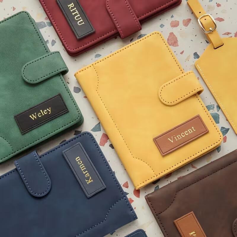 ซองใส่พาสปอร์ตหนังแท้แบบกำหนดช - Travel Accessories Hong Kong บทวิจารณ์และราคา