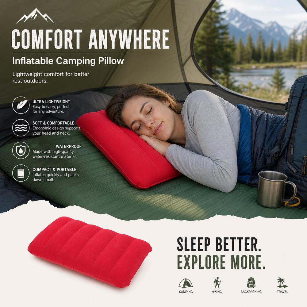 หมอนลมขนาด 47x30 ซม. สำหรับการ - Travel Accessories Pillow บทวิจารณ์และราคา
