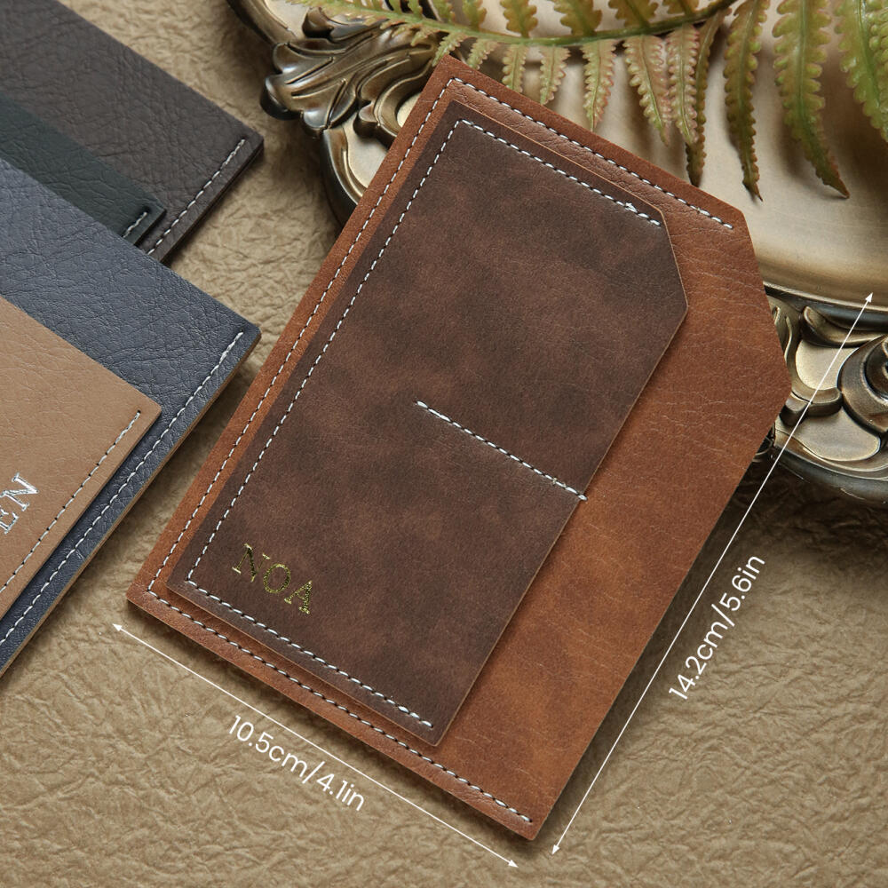 ปกหนังสือเดินทางหนัง PU วินเทจ - Travel Accessories Hong Kong บทวิจารณ์และราคา
