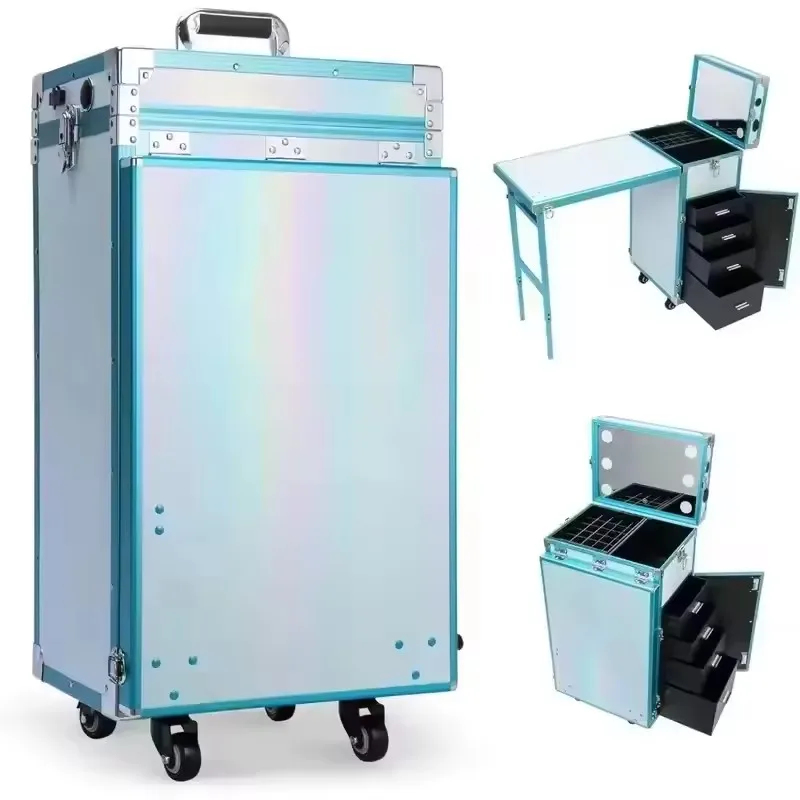 โต๊ะทำเล็บแบบพับได้พร้อมล้อเลื - Travel Accessories For Train บทวิจารณ์และราคา