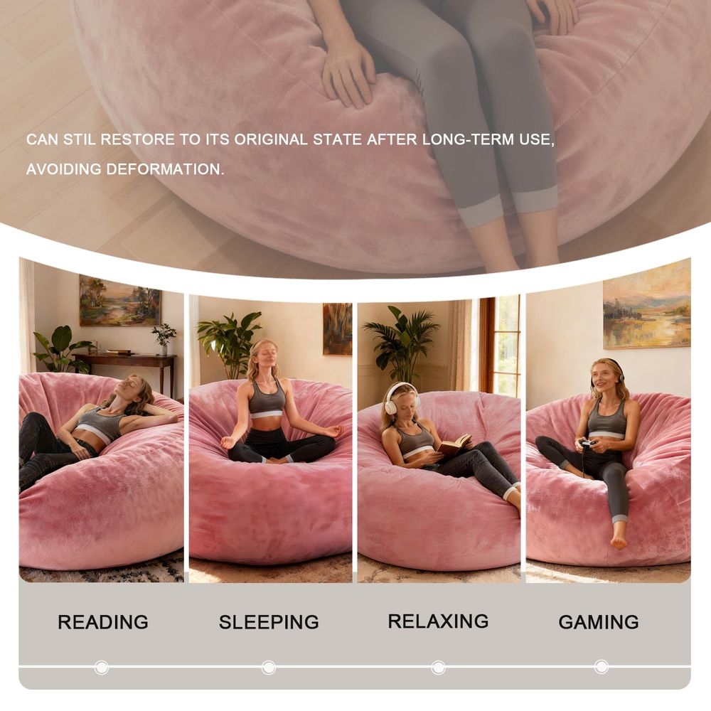 เก้าอี้บีนแบ็กขนาดใหญ่แบบนุ่มพ - Compression Bag Vacuum บทวิจารณ์และราคา