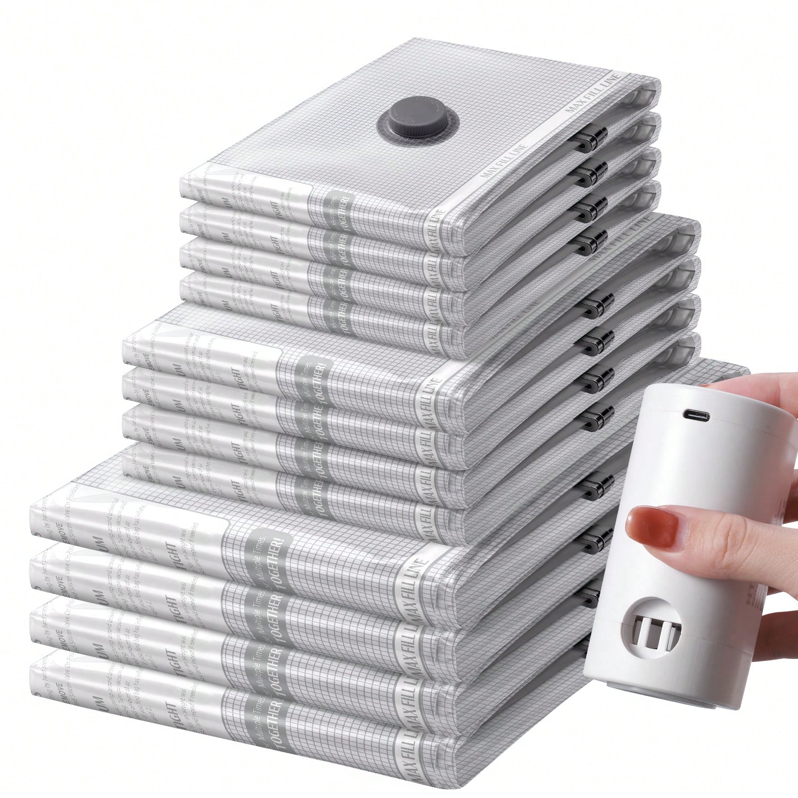 ถุงสูญญากาศ 12 ชิ้นสำหรับการเด - Travel Accessories Pillow บทวิจารณ์และราคา