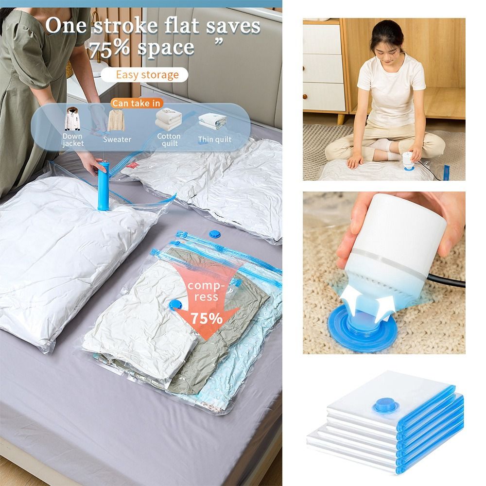 ปั๊มดูดอากาศแบบพกพาขนาดใหญ่ พร - Compression Bag Vacuum บทวิจารณ์และราคา