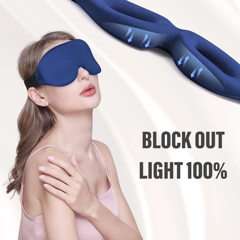 หน้ากากปิดตา 3D สำหรับการนอนหล - Travel Accessories Eye Mask บทวิจารณ์และราคา