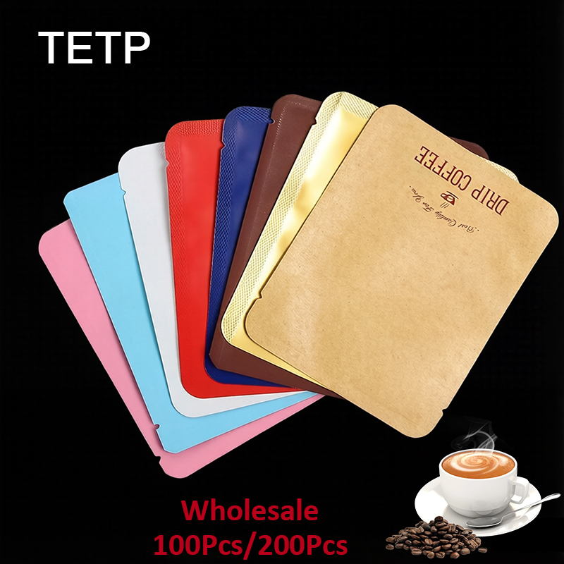 ถุงกาแฟดริป TETP 100 ชิ้น/200  - Travel Accessories Wholesale บทวิจารณ์และราคา