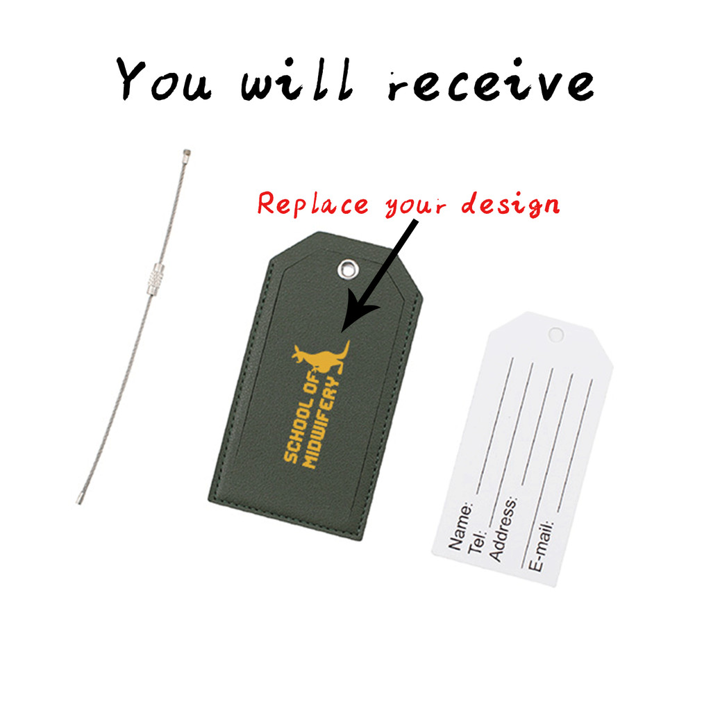 ป้ายติดกระเป๋าเดินทางกันน้ำพิม - Travel Accessories Logo บทวิจารณ์และราคา