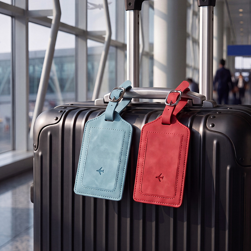 ป้ายติดกระเป๋าเดินทางหนัง PU 1 - Travel Accessories Logo บทวิจารณ์และราคา