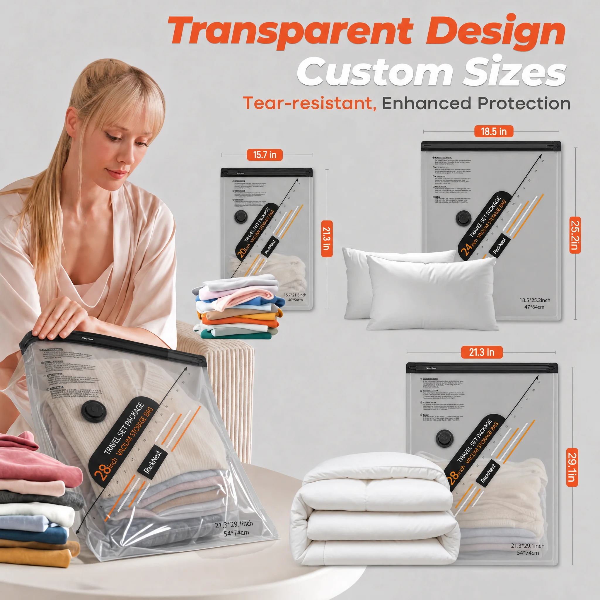 ถุงจัดเก็บสุญญากาศแบบบีบอัดพร้ - Compression Bag Vacuum บทวิจารณ์และราคา