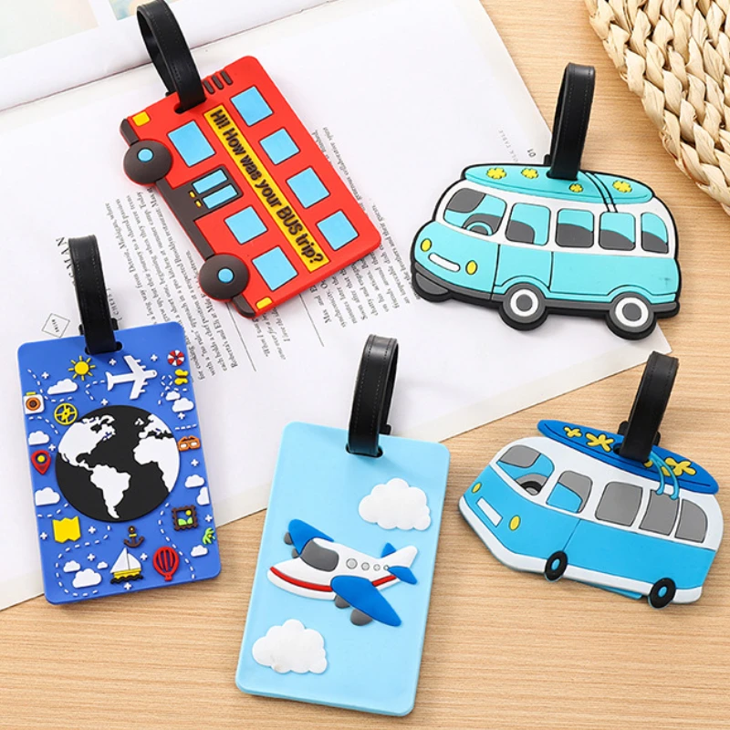 น่ารักการ์ตูนรถยนต์ PVC ซิลิโค - Travel Accessories Logo บทวิจารณ์และราคา