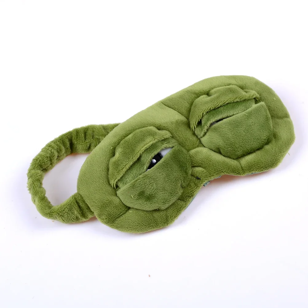 3D Sad Frog Sleep Mask Natural - Travel Accessories Eye Mask บทวิจารณ์และราคา