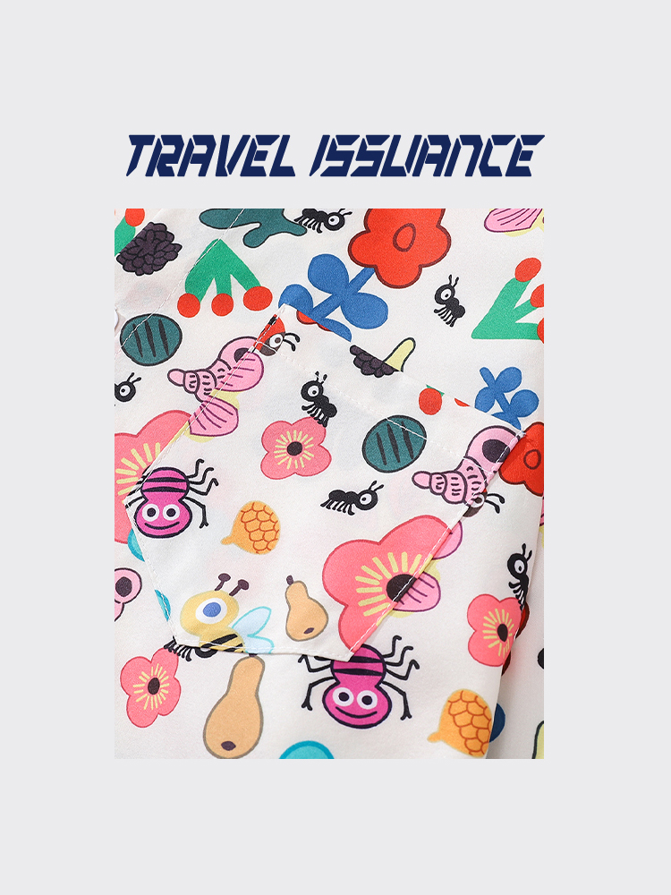 เสื้อเชิ้ตแขนยาวทรงหลวมลายการ์ - Travel Accessories Hong Kong บทวิจารณ์และราคา