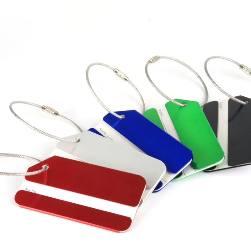 1 PC อลูมิเนียมแท็กกระเป๋าเดิน - Travel Accessories For Train บทวิจารณ์และราคา