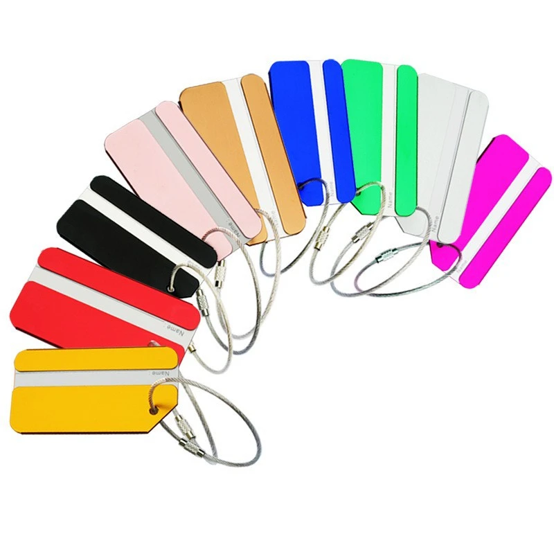1 PC อลูมิเนียมแท็กกระเป๋าเดิน - Travel Accessories For Train บทวิจารณ์และราคา