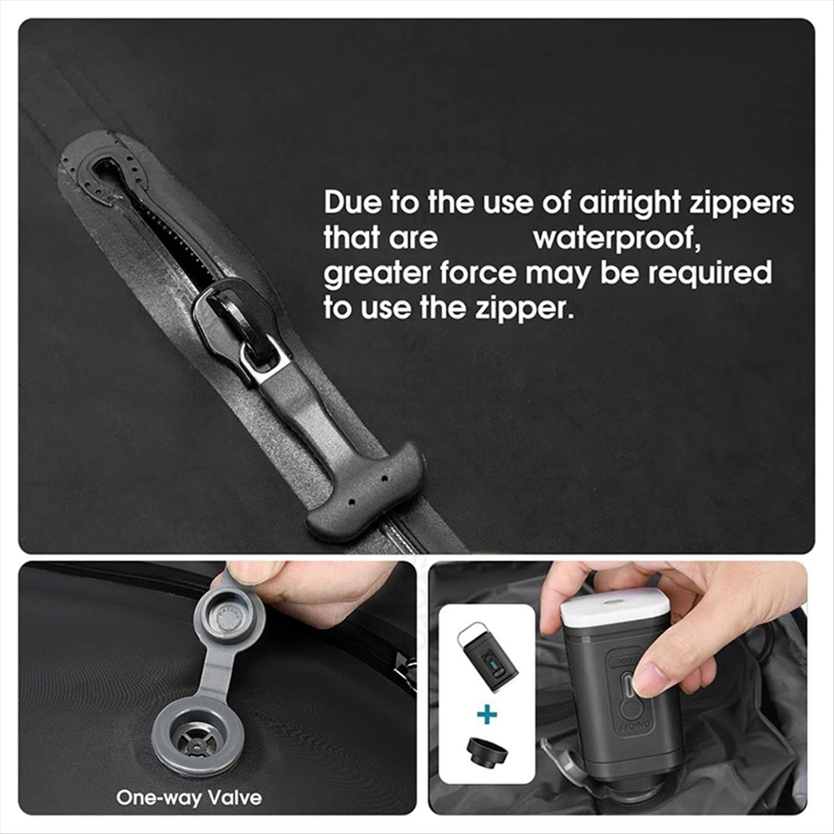 เหมาะสำหรับถุงสูญญากาศสำหรับกา - Compression Bag Vacuum บทวิจารณ์และราคา