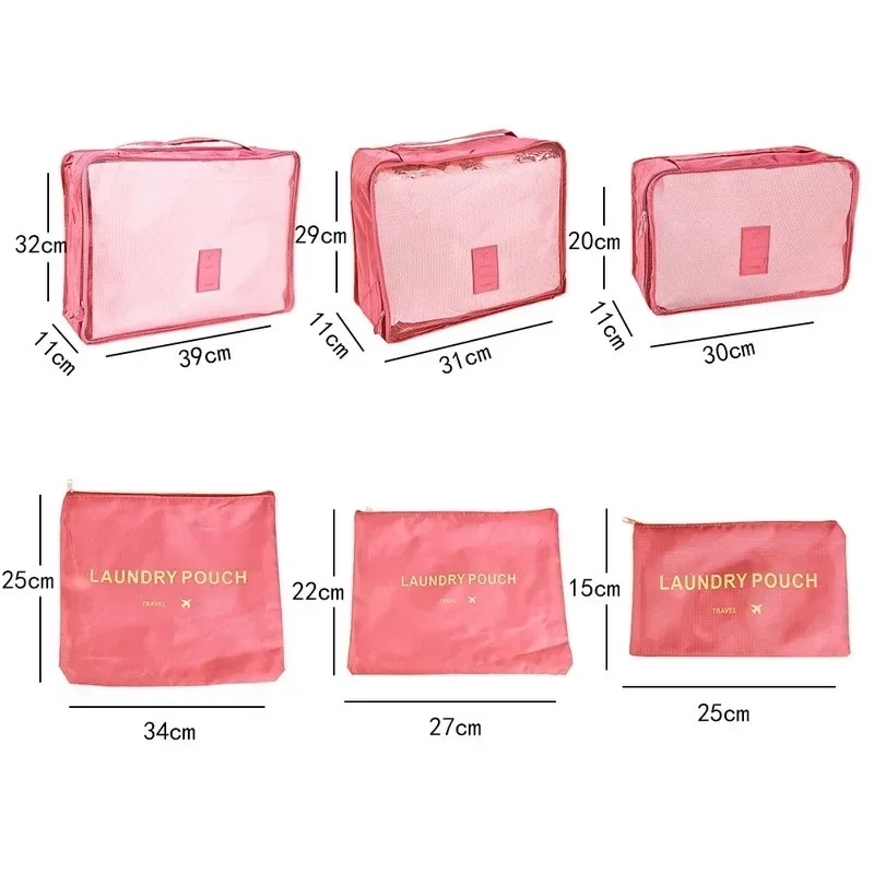 ชุดกระเป๋าจัดเก็บสัมภาระสำหรับ - Travel Accessories Logo บทวิจารณ์และราคา