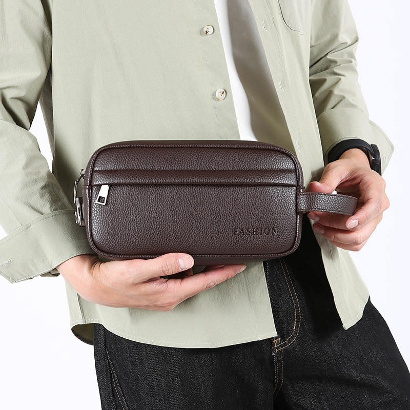 กระเป๋าคลัทช์ผู้ชายสไตล์วินเทจ - Travel Accessories Bag For Men บทวิจารณ์และราคา