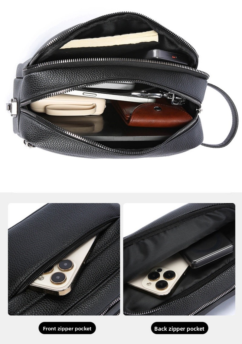 กระเป๋าคลัทช์ผู้ชายสไตล์วินเทจ - Travel Accessories Bag For Men บทวิจารณ์และราคา