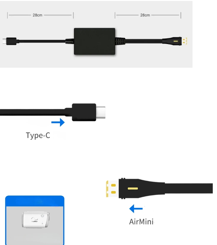 สายชาร์จ ResMed Airmini PD สาย - Travel Accessories For Train บทวิจารณ์และราคา